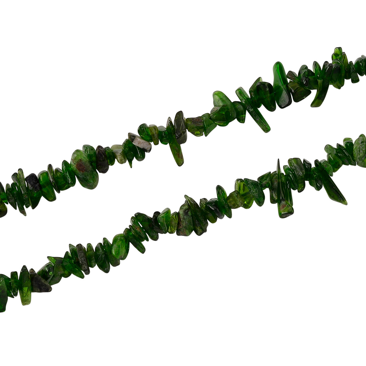 Natural Chrome Diopside Adjustable Length Necklace (Size - 18+2 Ext) with Clasp 90.00 Ct. V32538034 4