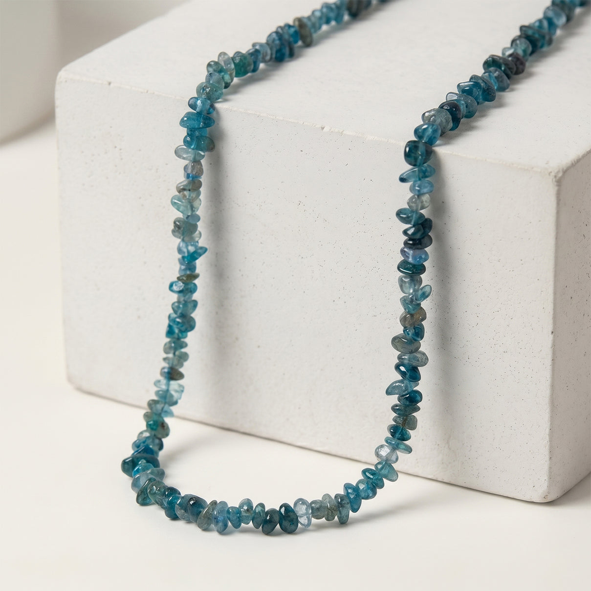 Apatite Adjustable  Necklace (Size - 18+2 Ext) 90.00 Ct. V32416809 2