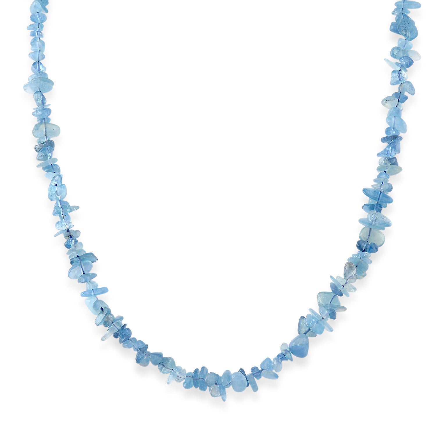 Aquamarine Adjustable Necklace (Size - 18+2 Ext) 90.00 Ct. 8577166 0