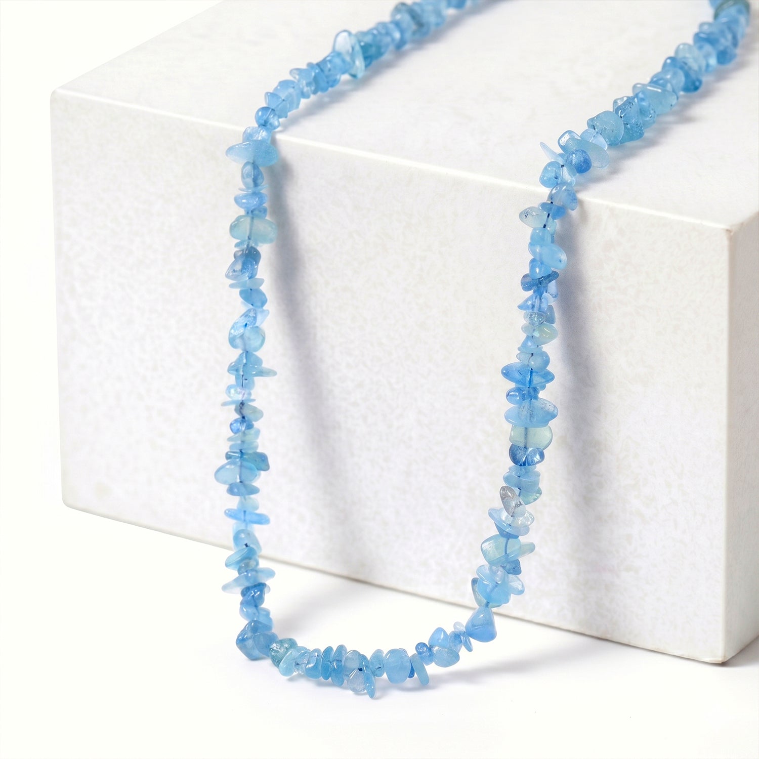 Aquamarine Adjustable Necklace (Size - 18+2 Ext) 90.00 Ct. 8577166 3