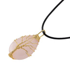 Opalite Tree of Life Adjustable Drop Necklace (Size - 17.5-2 Ext) 45.00 Ct.