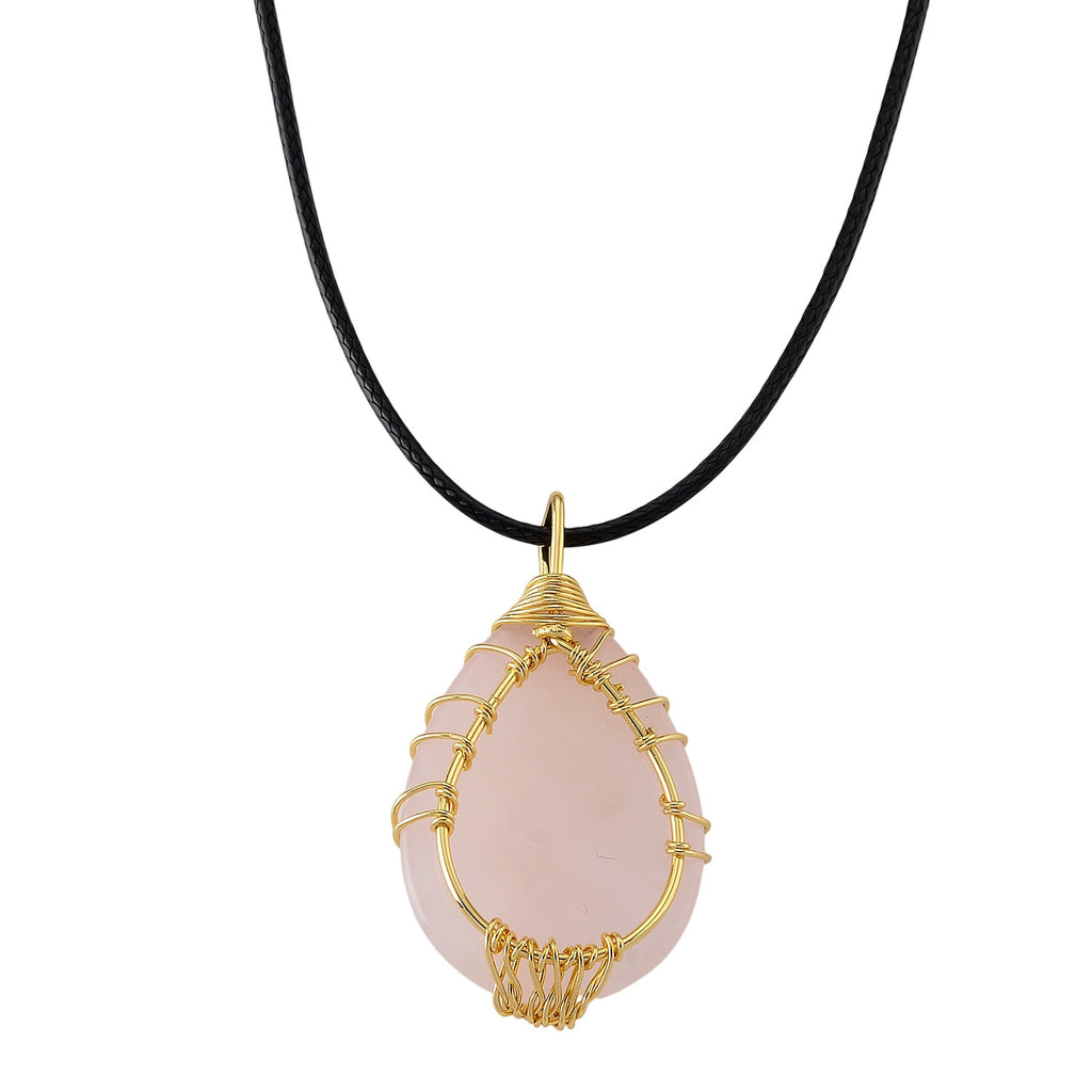 Opalite Tree of Life Adjustable Drop Necklace (Size - 17.5-2 Ext) 45.00 Ct.