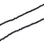 D'Joy - Ceylon Sapphire Adjustable Beads Necklace (Size - 18+2 Ext) in Rhodium Overlay Sterling Silver 12.00 Ct._8577250_3