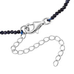 D'Joy - Ceylon Sapphire Adjustable Bracelet (Size - 7+2 Ext) in Rhodium Overlay Sterling Silver 4.00 Ct._8577252_4