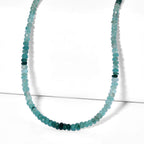 D'Joy - Grandidierite Necklace (Size - 18+2 Ext) in Rhodium Overlay Sterling Silver 58.00 Ct._8577362
