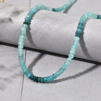 D'Joy - Grandidierite Necklace (Size - 18+2 Ext) in Rhodium Overlay Sterling Silver 58.00 Ct._8577362_2
