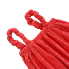 LIVMORE 2-Piece Wearable Bath Towel with Pocket & Matching Hair Towel Wrap (140 x 82cm) - Coral_8578736_4