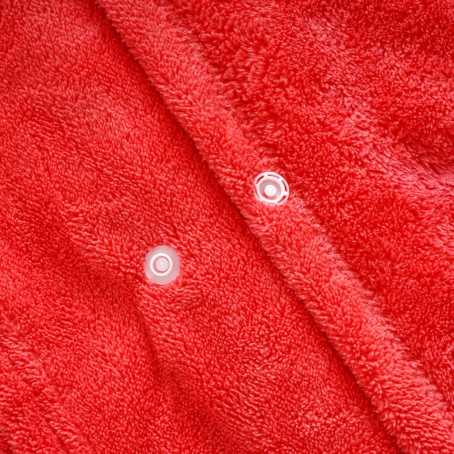 LIVMORE 2-Piece Wearable Bath Towel with Pocket &amp; Matching Hair Towel Wrap (140x82cm, 65x26cm) - Coral 8578736 7