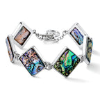 Abalone Shell Adjustable Beads Bracelet (Size - 7.5+1 Ext) with T-Bar Clasp 75.00 Ct._8578866