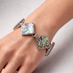 Abalone Shell Adjustable Beads Bracelet (Size - 7.5+1 Ext) with T-Bar Clasp 75.00 Ct._8578866_1