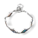 Abalone Shell Adjustable Beads Bracelet (Size - 7.5+1 Ext) with T-Bar Clasp 75.00 Ct._8578866_4