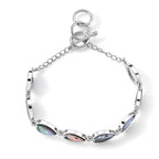 Abalone Shell Adjustable Beads Bracelet (Size - 7.5+1 Ext) with T-Bar Clasp 50.00 Ct._8578867_4