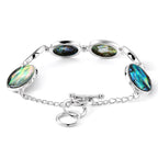 Abalone Shell Adjustable Beads Bracelet (Size - 7+1 Ext) with T-Bar Clasp 45.00 Ct._8578879_2