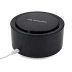 Livmore Mini Portable ABS Air Purifier, Ideal for home, office, car or travel use,  Helps reduce dust, odours, and air impurities  - Black_8579103