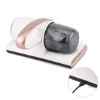Wireless Handheld Uv Dust Mite Vacuum Cleaner - 8000Pa Strong Suction, 50W High-Power Motor, Rechargeable 1500Mah Battery With USB Charging - White_8579249_4