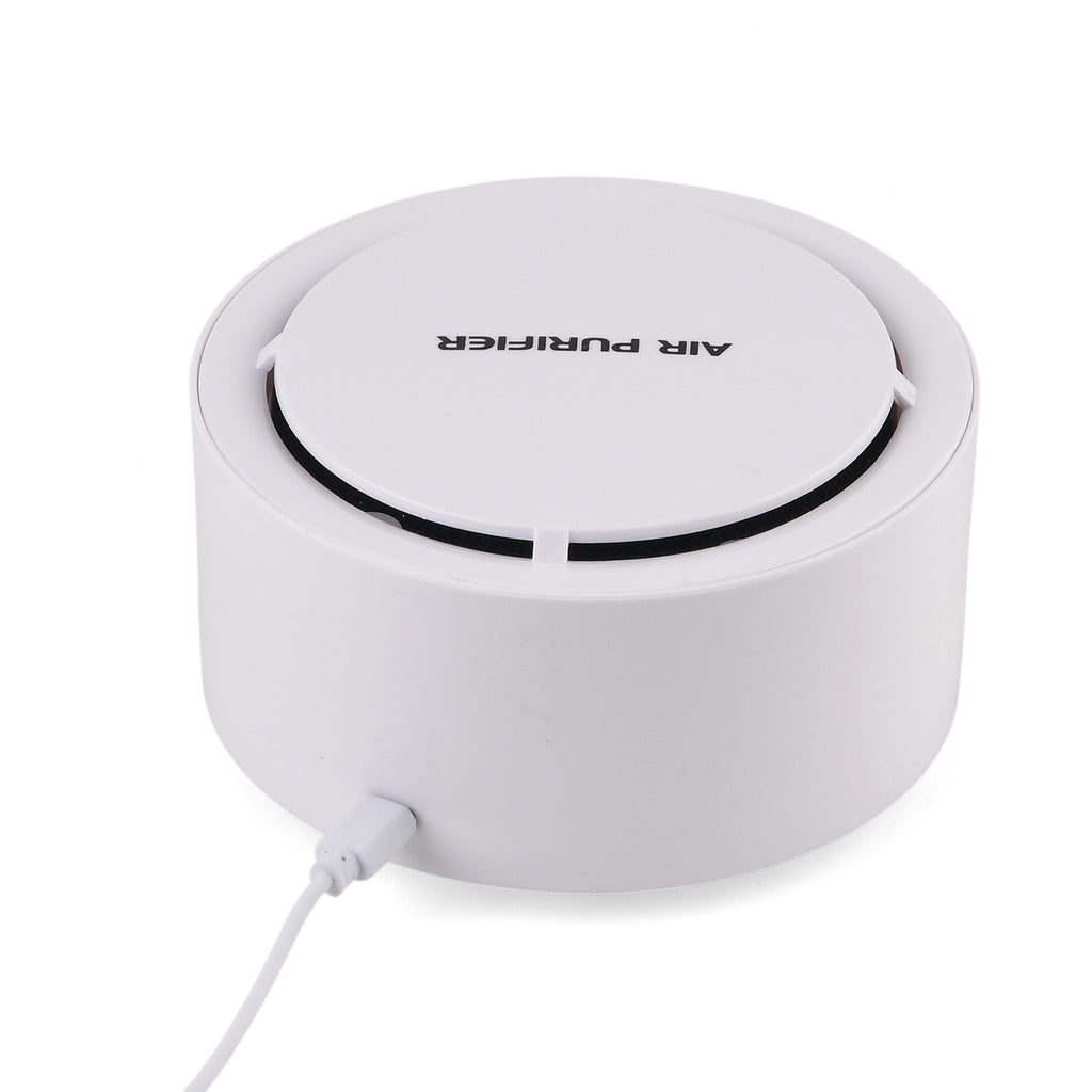 Livmore Mini Portable ABS Air Purifier, Ideal for home, office, car or travel use,  Helps reduce dust, odours, and air impurities  - White_8579284