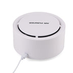 Livmore Mini Portable ABS Air Purifier, Ideal for home, office, car or travel use,  Helps reduce dust, odours, and air impurities  - White_8579284
