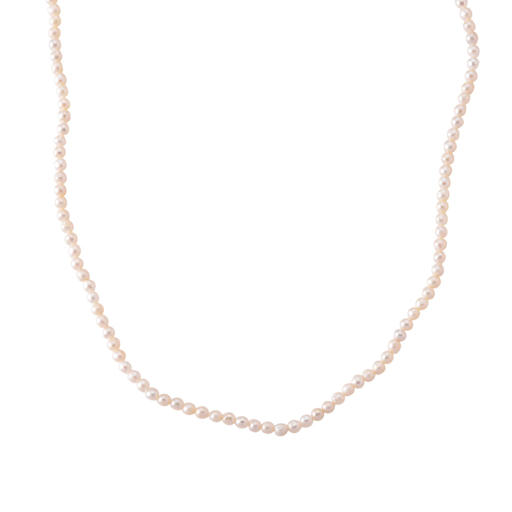 LA Close Out Deal- White Fresh Water Pearl Necklace (Size - 18+2 Ext)_8579340