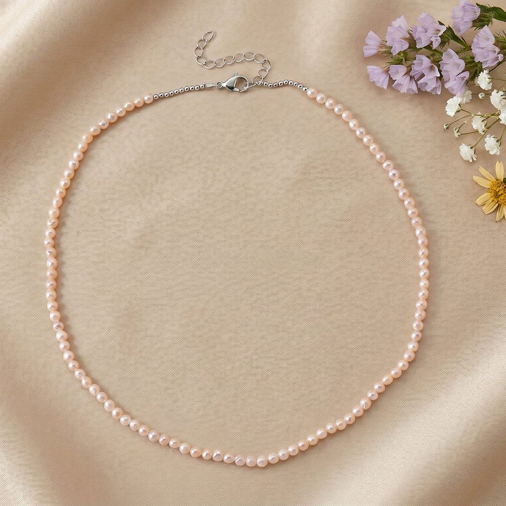 LA Close Out Deal- White Fresh Water Pearl Necklace (Size - 18+2 Ext)_8579340_2
