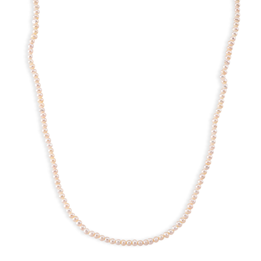 One Time Deal- White Fresh Water Pearl Necklace (Size - 18+2 Ext)_8579341
