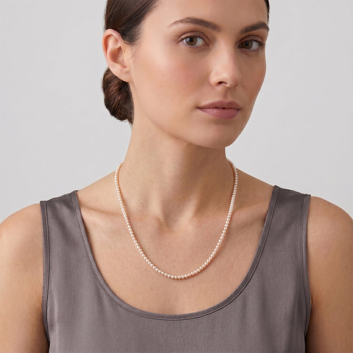 One Time Deal- White Fresh Water Pearl Necklace (Size - 18-2 Ext) V32366228 2