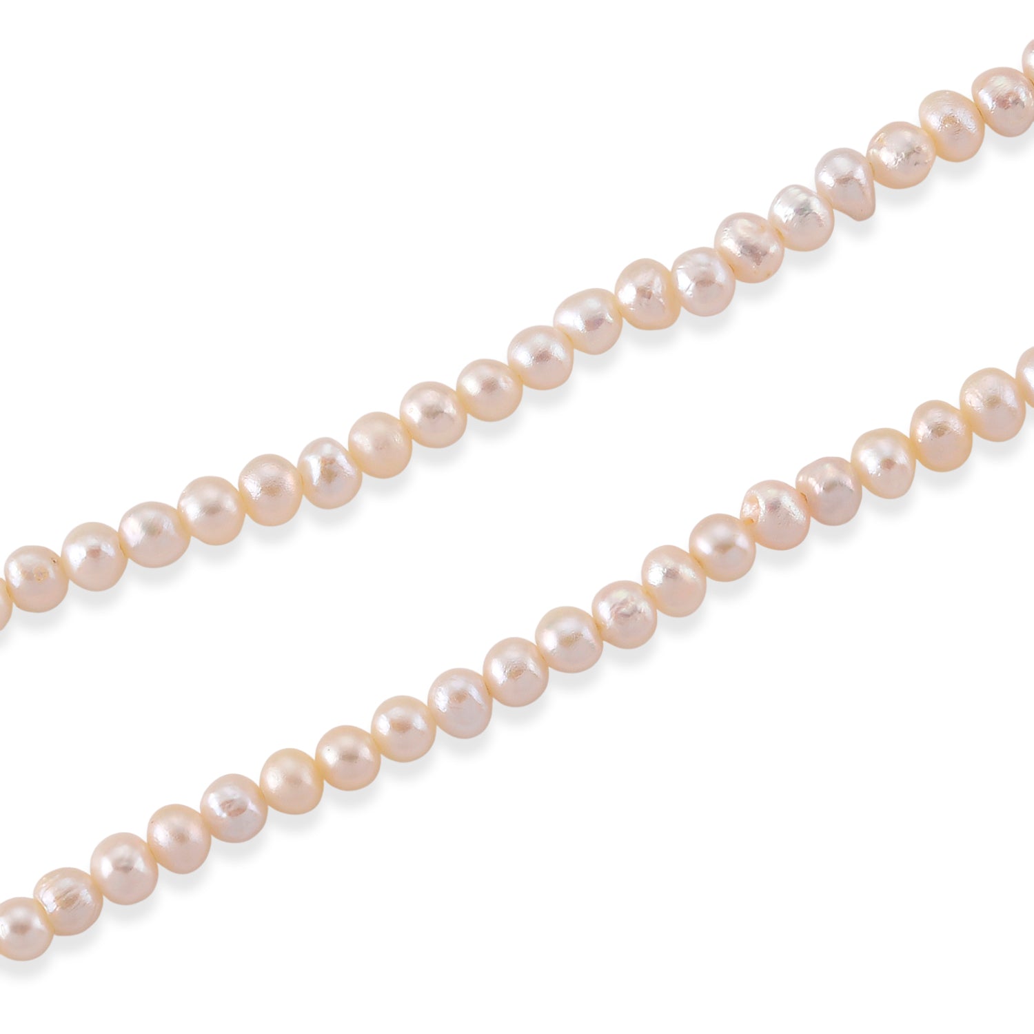 One Time Deal- White Fresh Water Pearl Necklace (Size - 18+2 Ext) V32520075 4