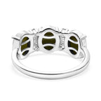 D'Joy - Boulder Opal & White Zircon Ring in Rhodium Overlay Sterling Silver 2.85 Ct._8579682_4
