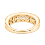 Luxuriant - SGL Certified Lab Grown Diamond (SI/G-H) Half Eternity Band Ring in 18K Gold Vermeil Sterling Silver 2.00 Ct._8579740_4