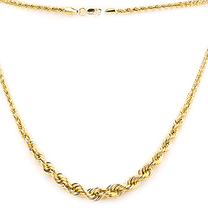 9K Yellow Gold Necklace (Size - 22) with Lobster Clasp, Gold Wt. 6.40 Gms 8579814 1