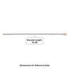 Luxuriant - Lab Grown Diamond (SI/G-H) Tennis Bracelet (Size - 7.5) with GB Lock Box in 18K Vermeil Yellow Gold Plated Sterling Silver 5.30 Ct_8580826_4