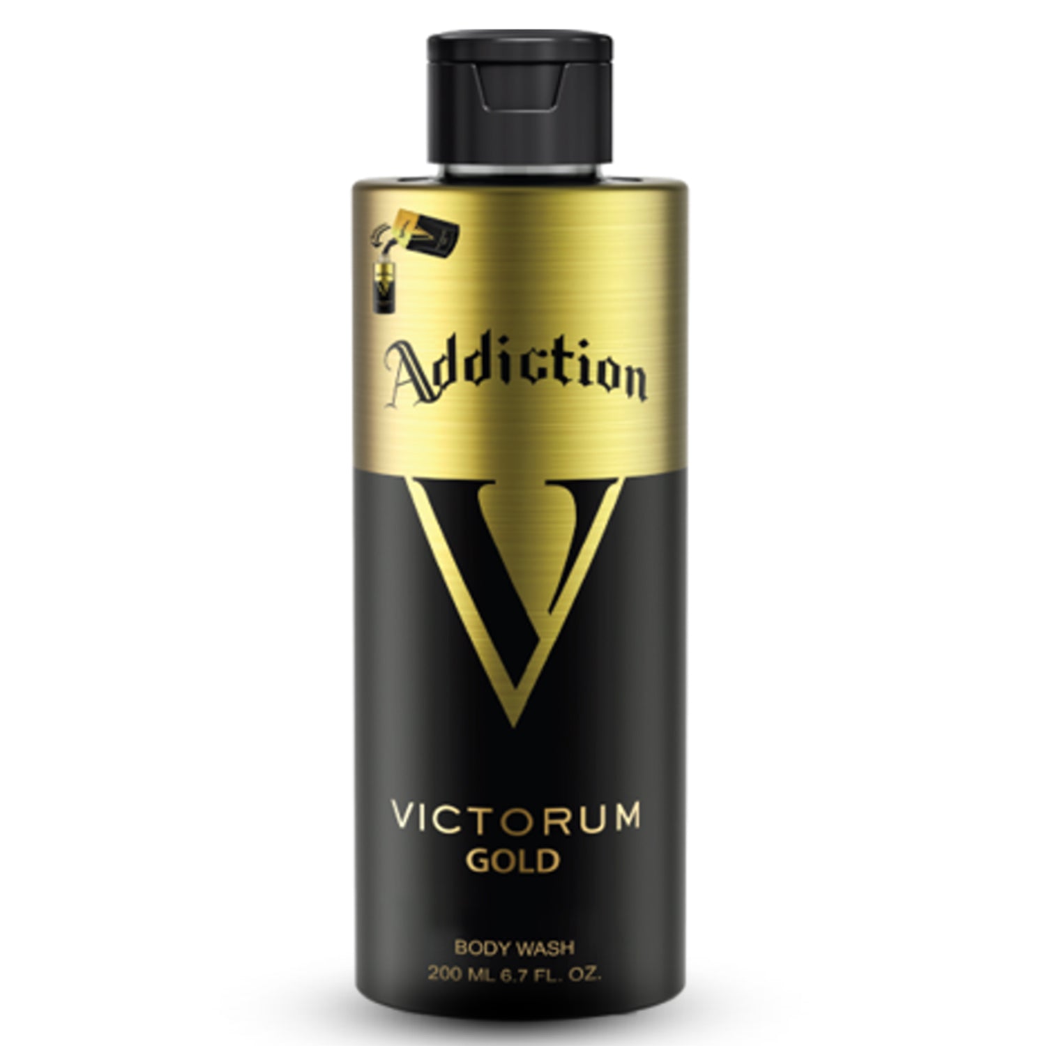 GWP Addiction Victorum Gold Body Wash - 200ML 8581035 0