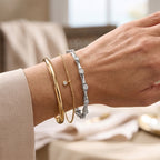 Moissanite Linking Bracelet (Size - 7.5) with GB Lock Box_8581507_2