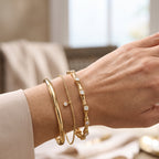 EverTrue - Moissanite Linking Bracelet (Size - 7.5) with GB Lock Box in Yellow Gold Tone 1.50 Ct._8581508_2