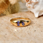 D'Joy Tanzanite Fancy Ring in 18K YG VermeilSterling Silver  0.518  Ct._8582030_2