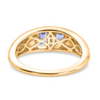 D'Joy Tanzanite Fancy Ring in 18K YG VermeilSterling Silver  0.518  Ct._8582030_4