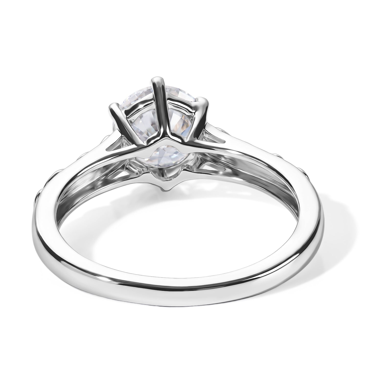 D'Joy Moissanite Solitaire Ring Sterling Silver  0.991  Ct. 8582033 4
