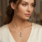 Rhapsody - 18K Yellow Gold AAAA Natural Turkizite Pear Cut Solitaire Pendant 10.10 Ct._8583255_1