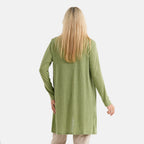 La Marey Soft Ribbed Light Weight Cardigan (Size - XL, 20-22) - Green_8584162_2
