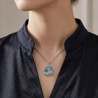 Abalone Shell Adjustable Tree of Life Necklace (Size - 20-2 Ext)