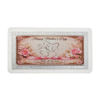 Sterling Silver (99.9% Purity) Happy Mothers Day Decorative Floral Design Collectible_8585992_5