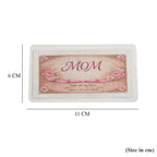 Sterling Silver (99.9% Purity) Happy Mothers Day Decorative Floral Design Bar