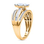 Luxuriant - SGL Certified Lab Grown Diamond (SI/G-H) Ring in 18K Vermeil Yellow Gold Plated Sterling Silver 2.24 Ct._8586410_3