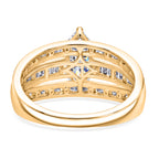 Luxuriant - SGL Certified Lab Grown Diamond (SI/G-H) Ring in 18K Vermeil Yellow Gold Plated Sterling Silver 2.24 Ct._8586410_4