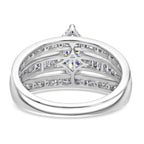 Luxuriant - SGL Certified Lab Grown Diamond (SI/G-H) Ring in Rhodium Overlay Sterling Silver 2.24 Ct_8586426_4
