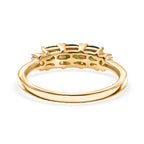 D'Joy - Natural Chrome Diopside & White Diamond Ring in Yellow Gold Plated Sterling Silver 1.00 Ct._8586998_4