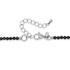 Black Spinel & Fresh Water Pearl Beads Necklace (Size - 20+2 Ext) 45.00 Ct._8587021_5