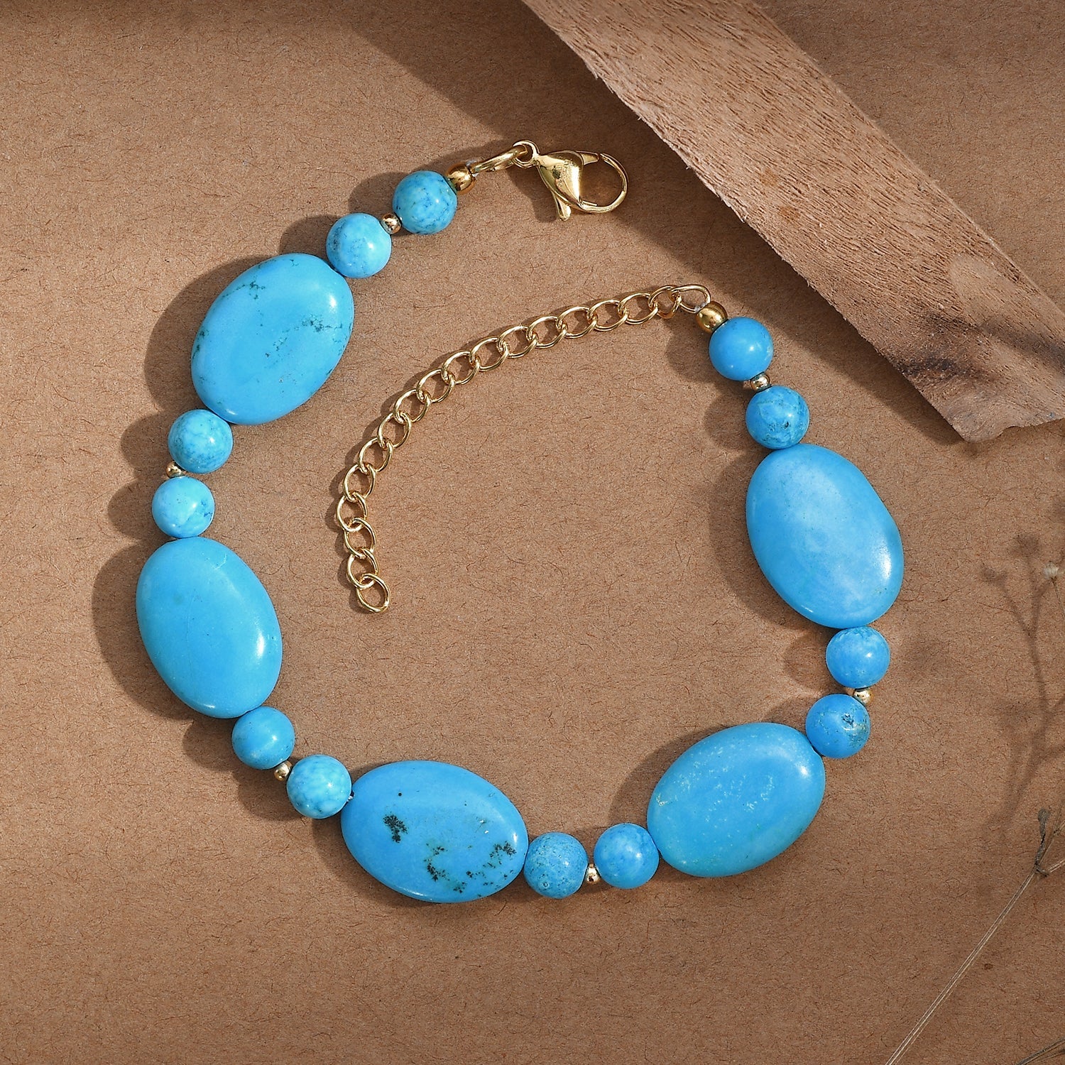 EverTrue - Magnesite Beads Bracelet (Size - 7.5-2 Ext) 85.00 Ct. V32361720 3