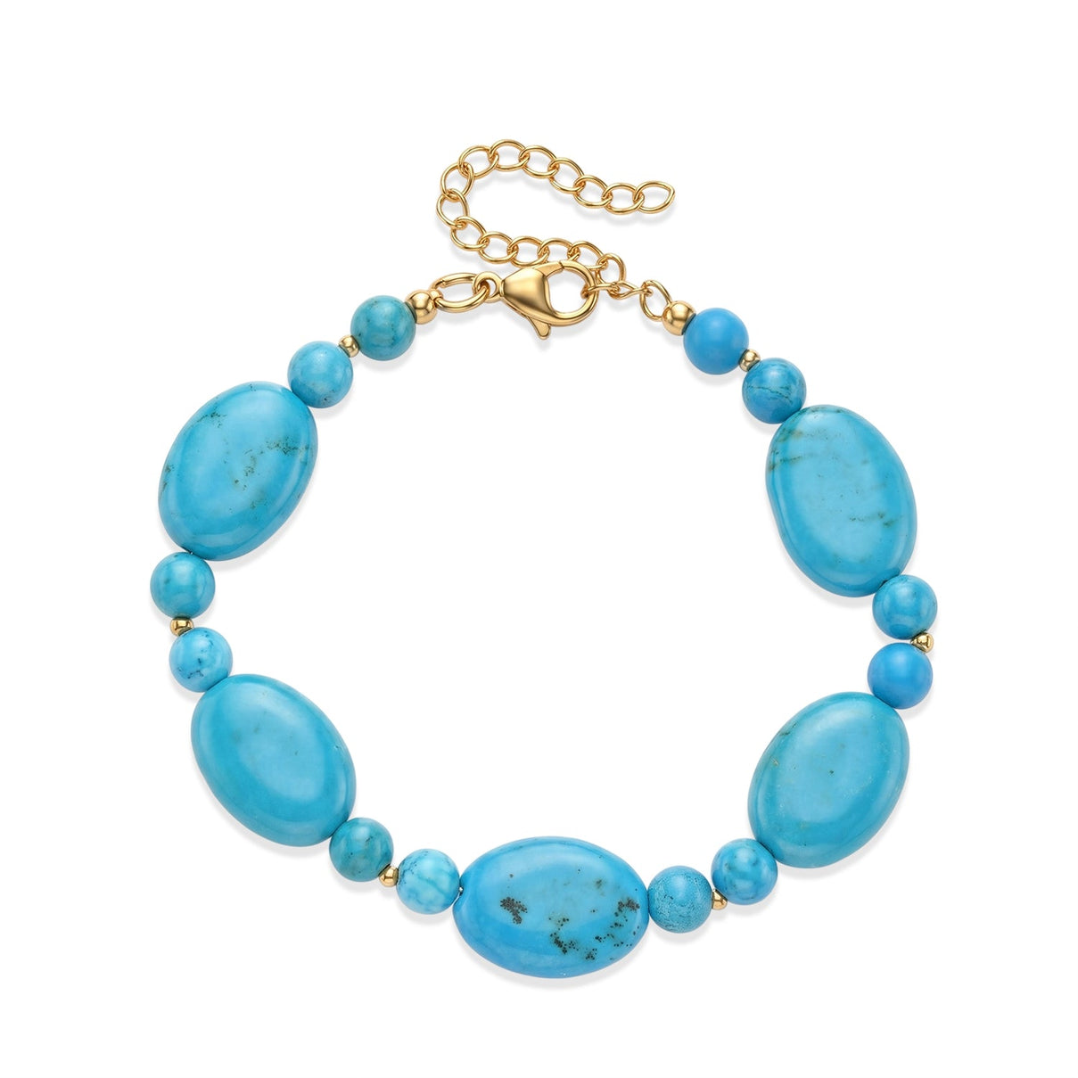 EverTrue - Magnesite Beads Bracelet (Size - 7.5-2 Ext) 85.00 Ct. V32361720 0