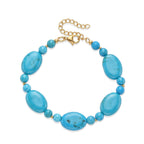 EverTrue - Magnesite Beads Bracelet (Size - 7.5-2 Ext) 85.00 Ct.