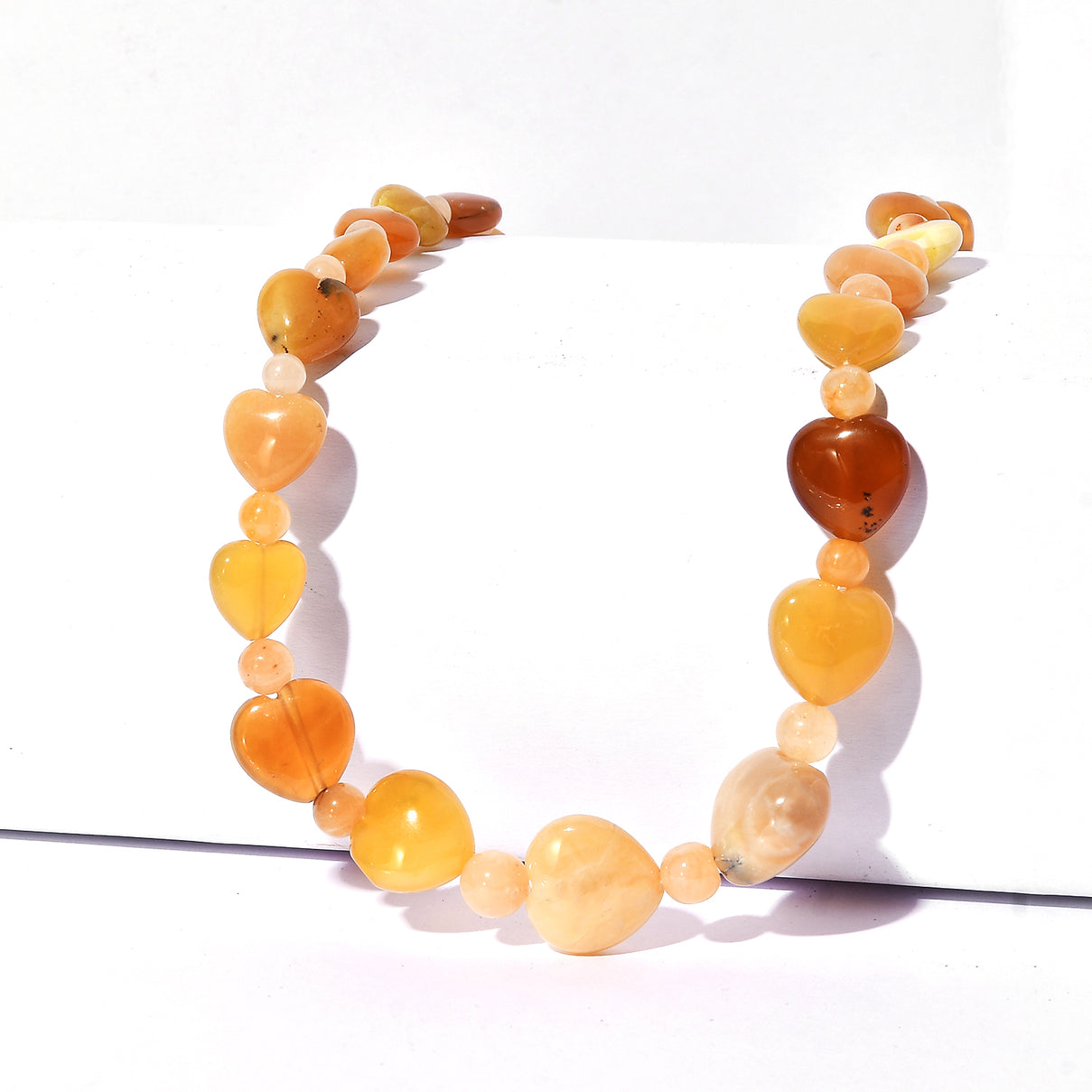 EverTrue - Yellow Aventurine &amp; Yellow Opal Beads Necklace (Size - 18+2 Ext) 155.00 Ct. V32513391 0